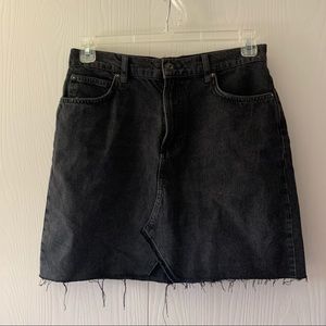 Free People Jean Skirt